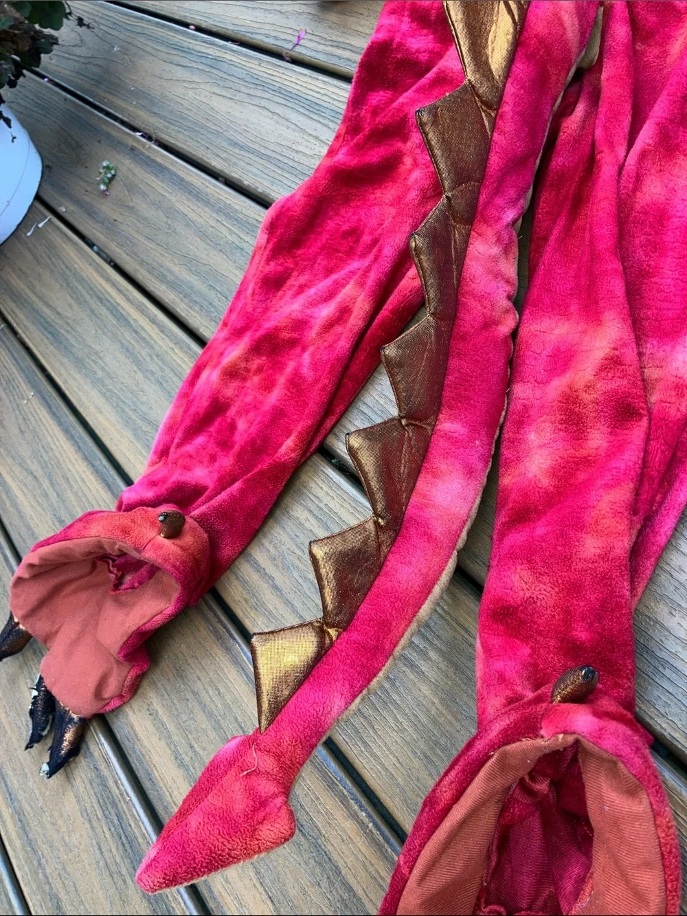HYDRA the Three Headed Dragon Plush Footless Costume Size Small 6